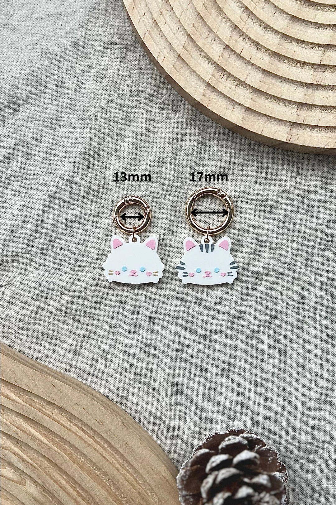 Tabby Cat [Pet Tag / Keychain]