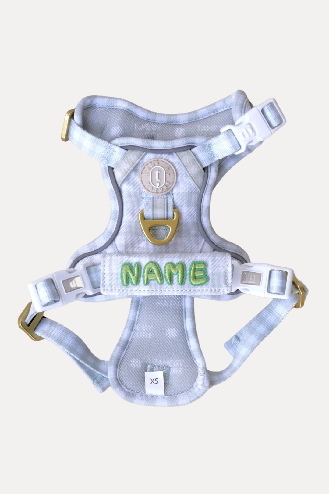 EVERYDAY HARNESS Milky Sage Gingham