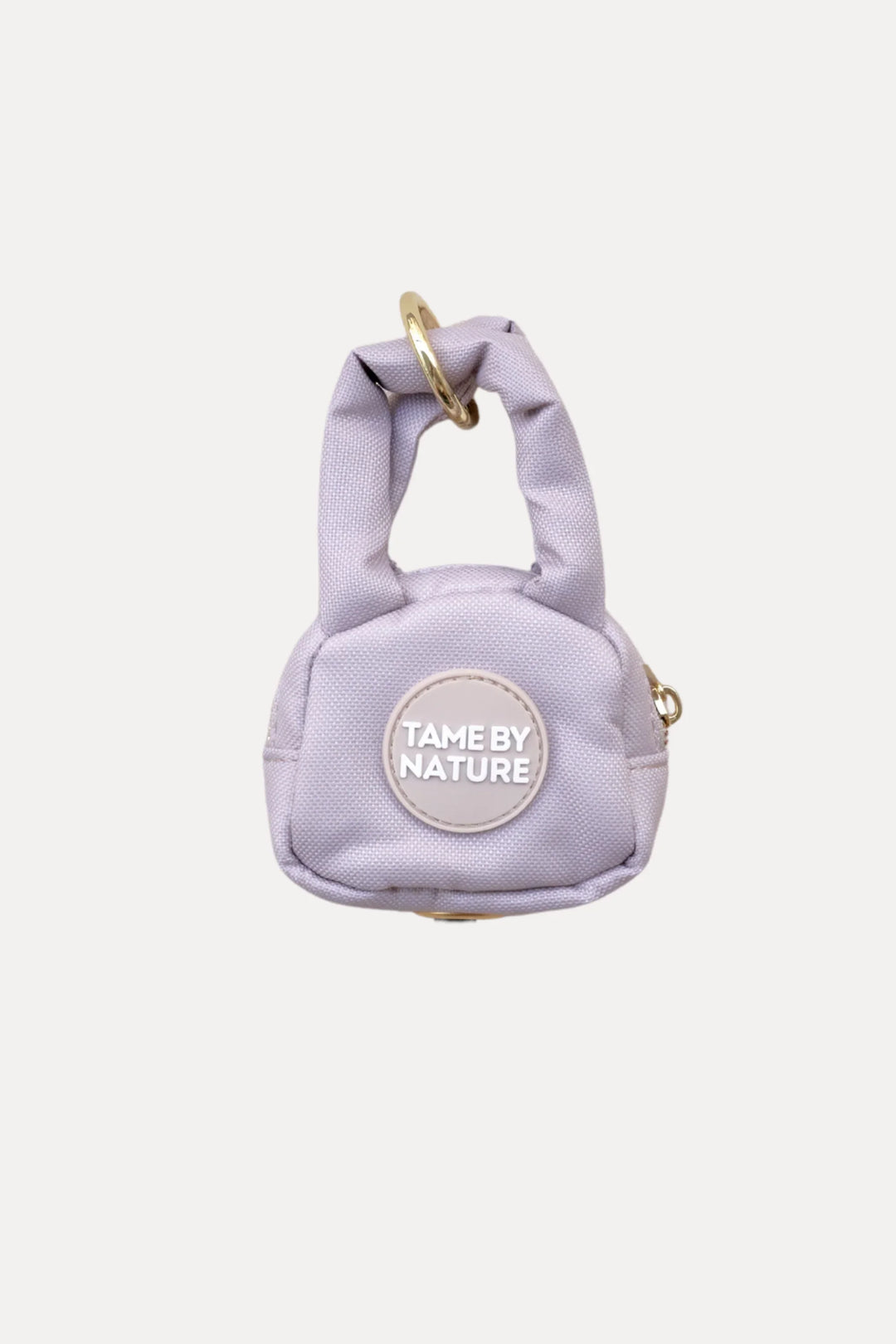 POOP BAG MINI TOTE Oatmeal Signature Motif
