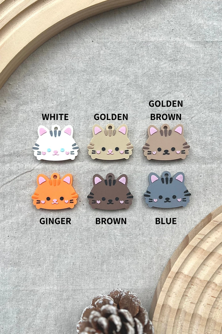 Tabby Cat [Pet Tag / Keychain]