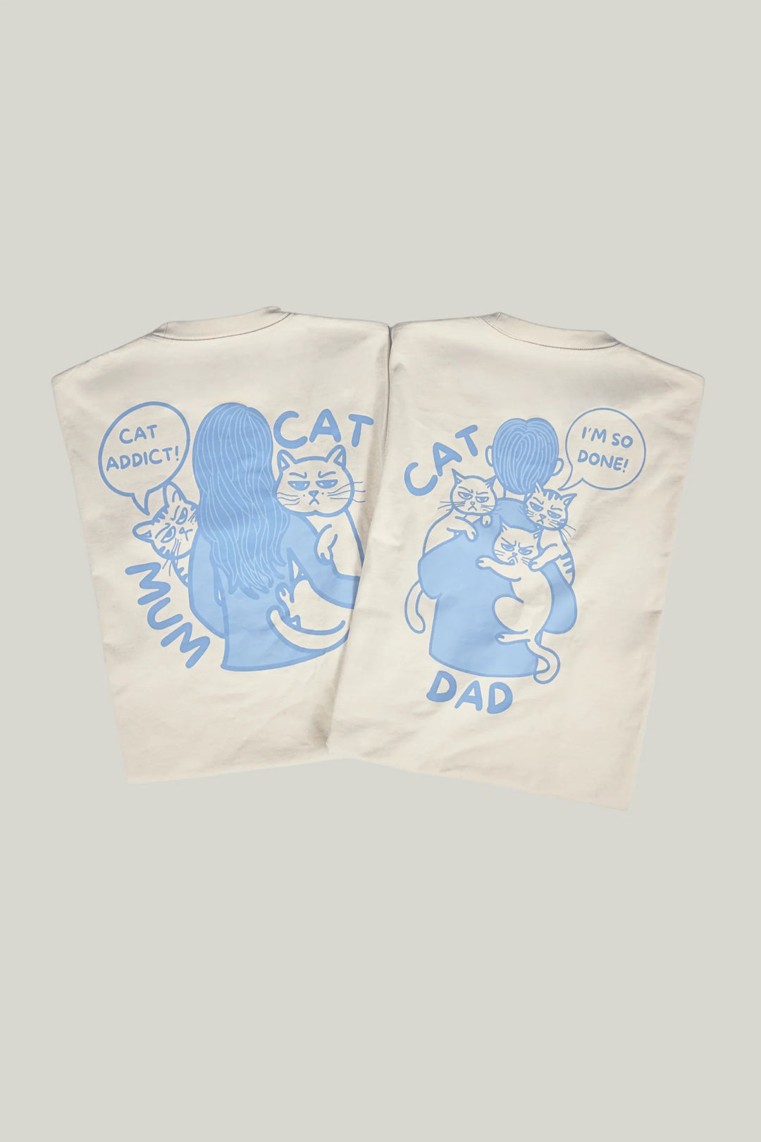 CAT DAD T-SHIRT Oat