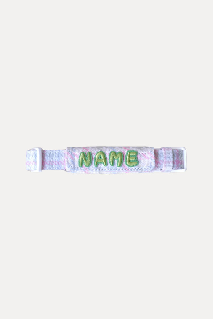 NAME TAG SLEEVE Pastel Houndstooth