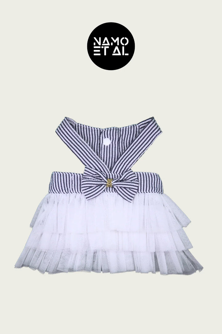 OLIVIA TULLE DRESS White