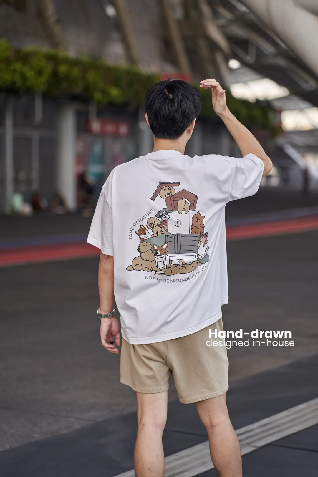 TAME BY NATURE T-SHIRT (DOG) White