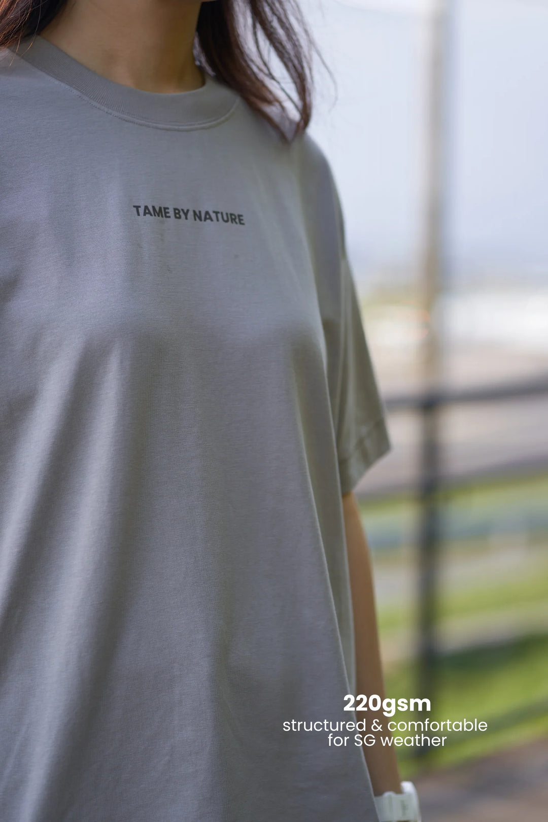 TAME BY NATURE T-SHIRT (CAT) Grey