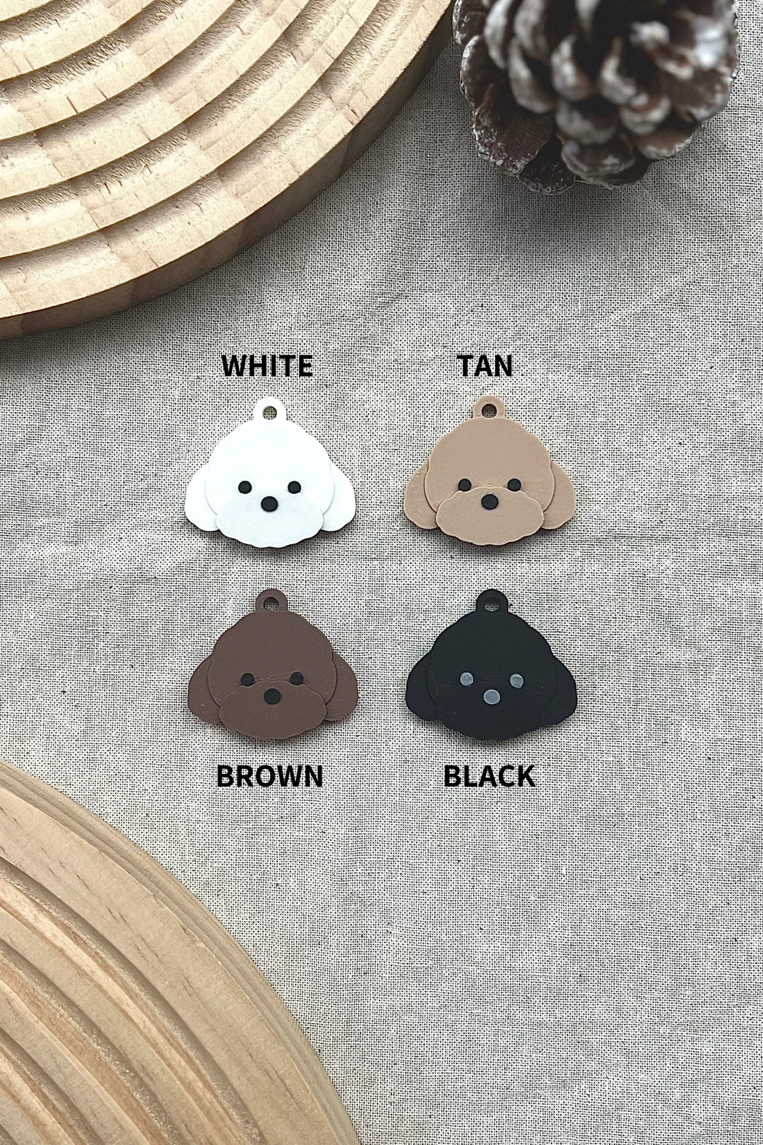 Poodle [Pet Tag / Keychain]