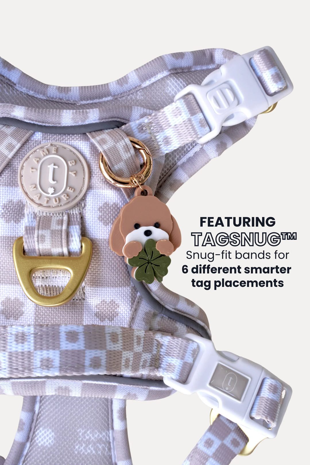 EVERYDAY HARNESS Pastel Houndstooth