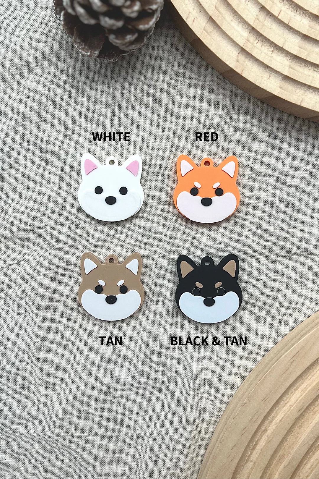 Shiba Inu [Pet Tag / Keychain]