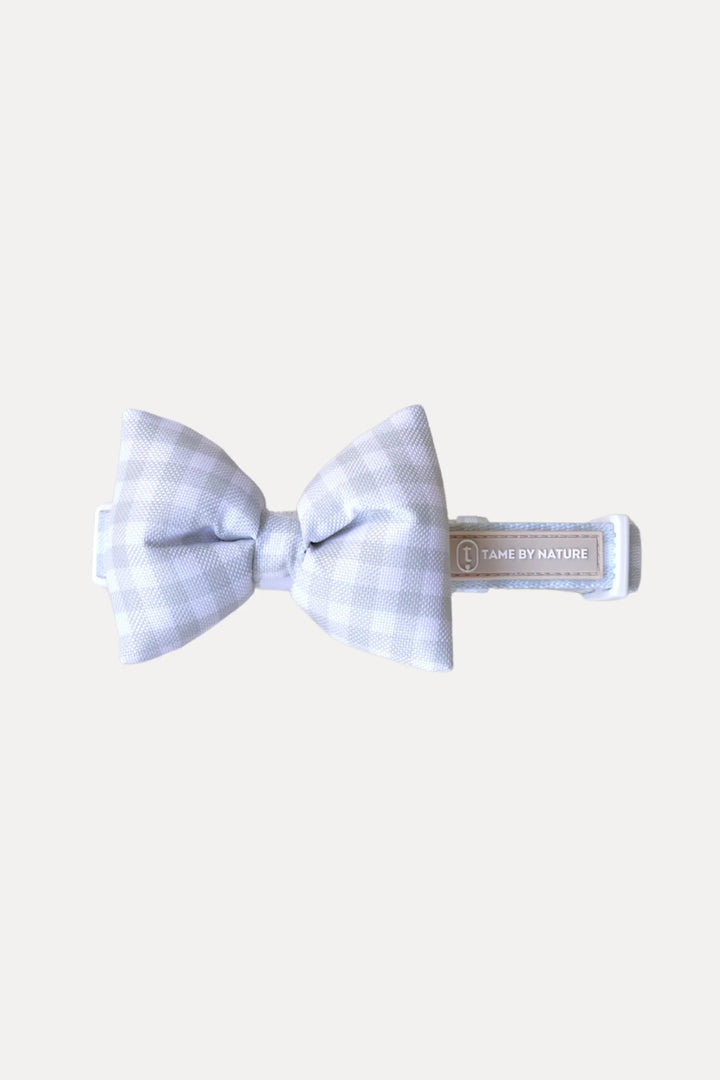 PLUSH BOW Milky Sage Gingham