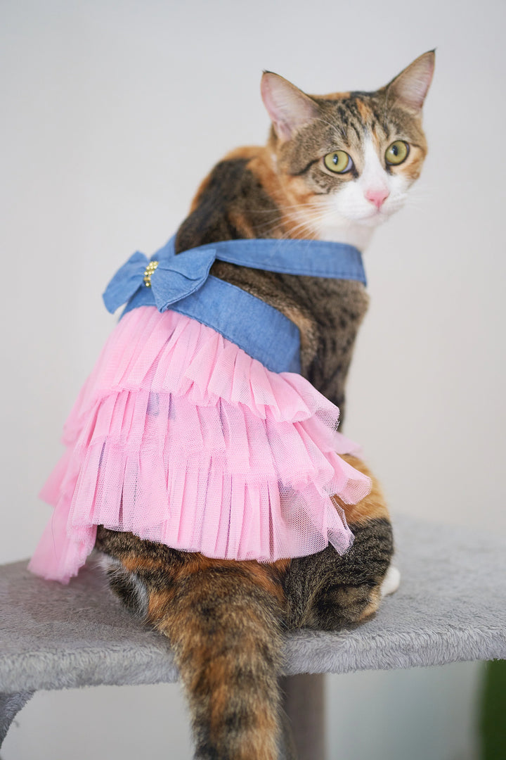 OLIVIA TULLE DRESS Pink