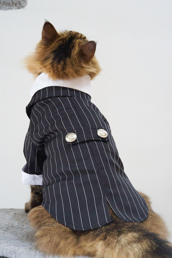 CHARLIE STRIPED TUXEDO WITH TIE
