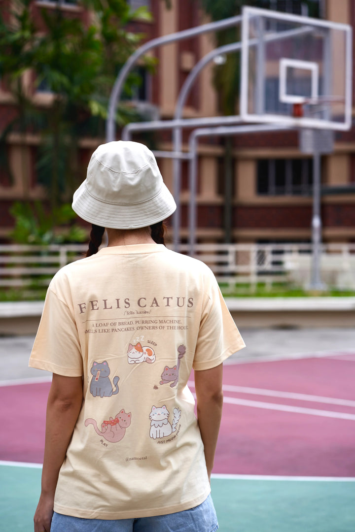 CAT PAWRENT CLUB T-SHIRT Apricot