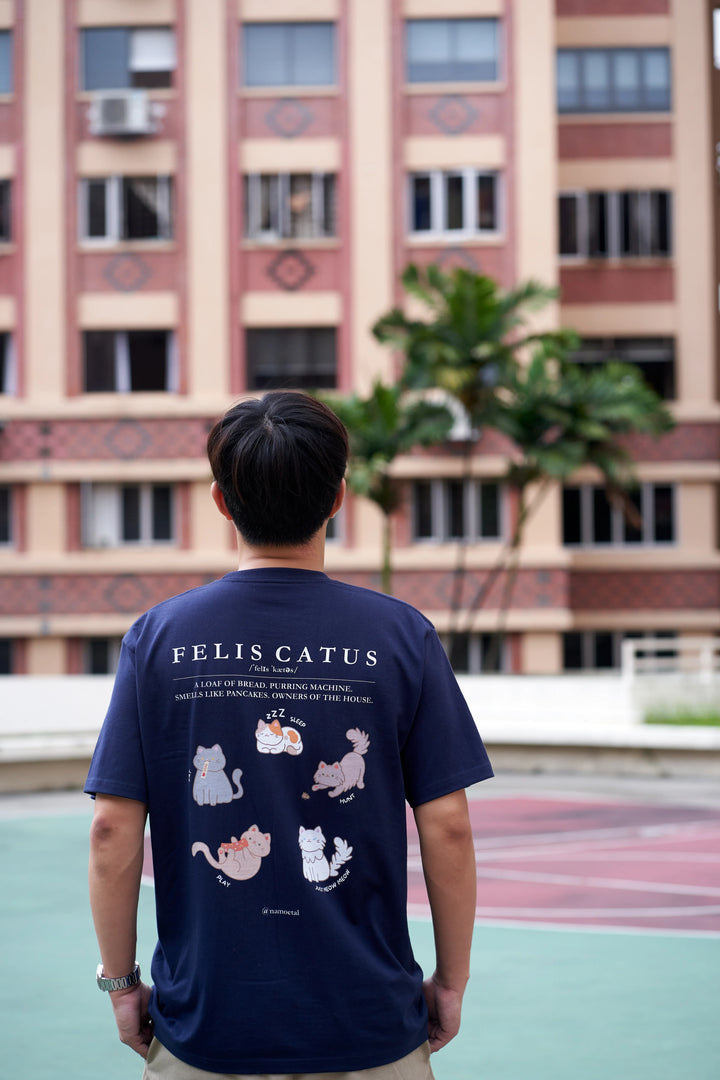 CAT PAWRENT CLUB T-SHIRT Navy