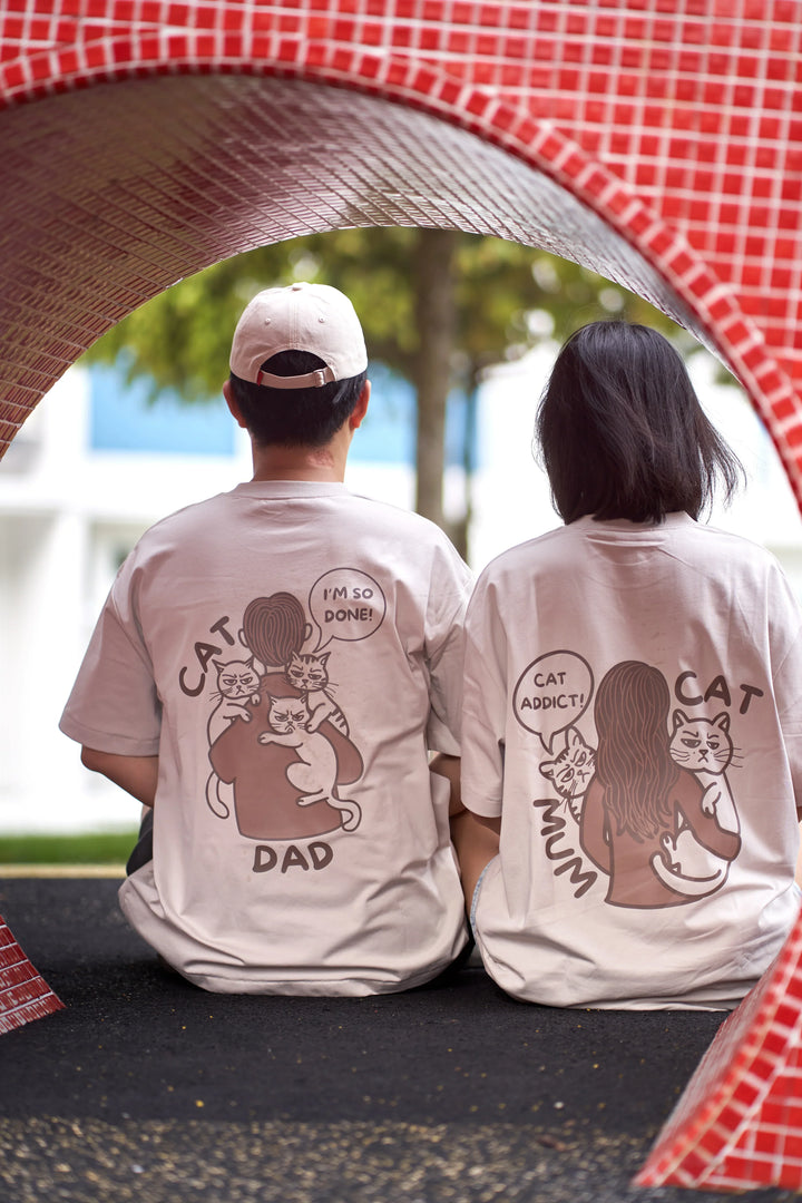 CAT MUM T-SHIRT Oat