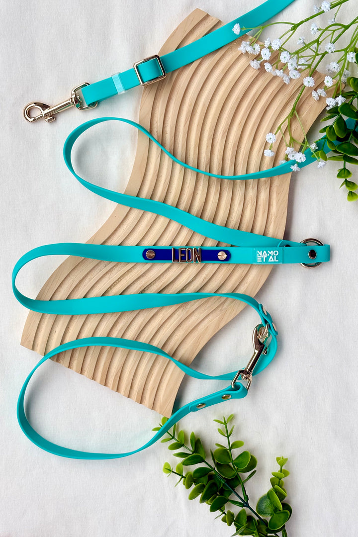 WATERPROOF LEASH Tiffany / Royal Blue