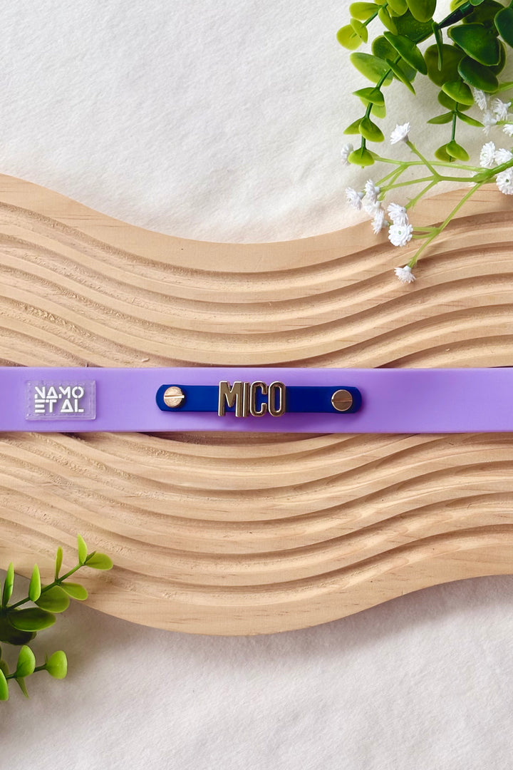 WATERPROOF COLLAR [2ND GEN] Lilac / Royal Blue