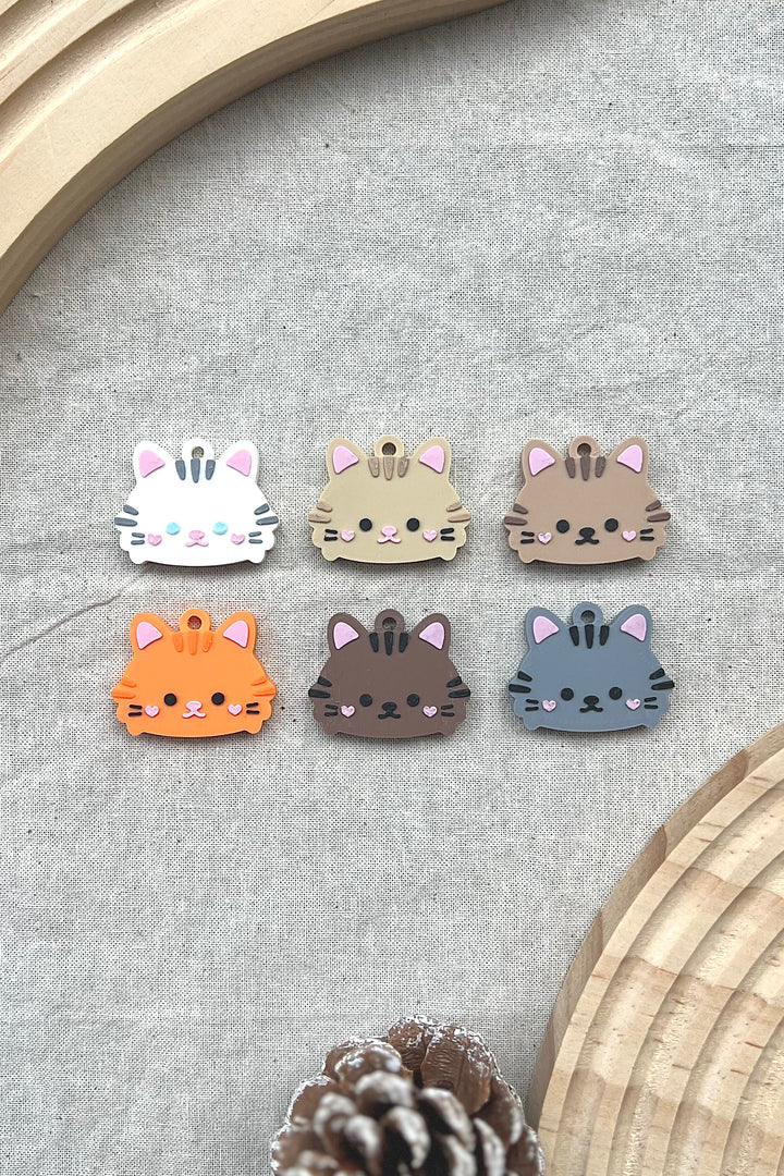 Tabby Cat [Pet Tag / Keychain]